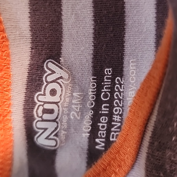 Nüby 24m striped "my foxy friend" Onsie - Picture 4 of 4